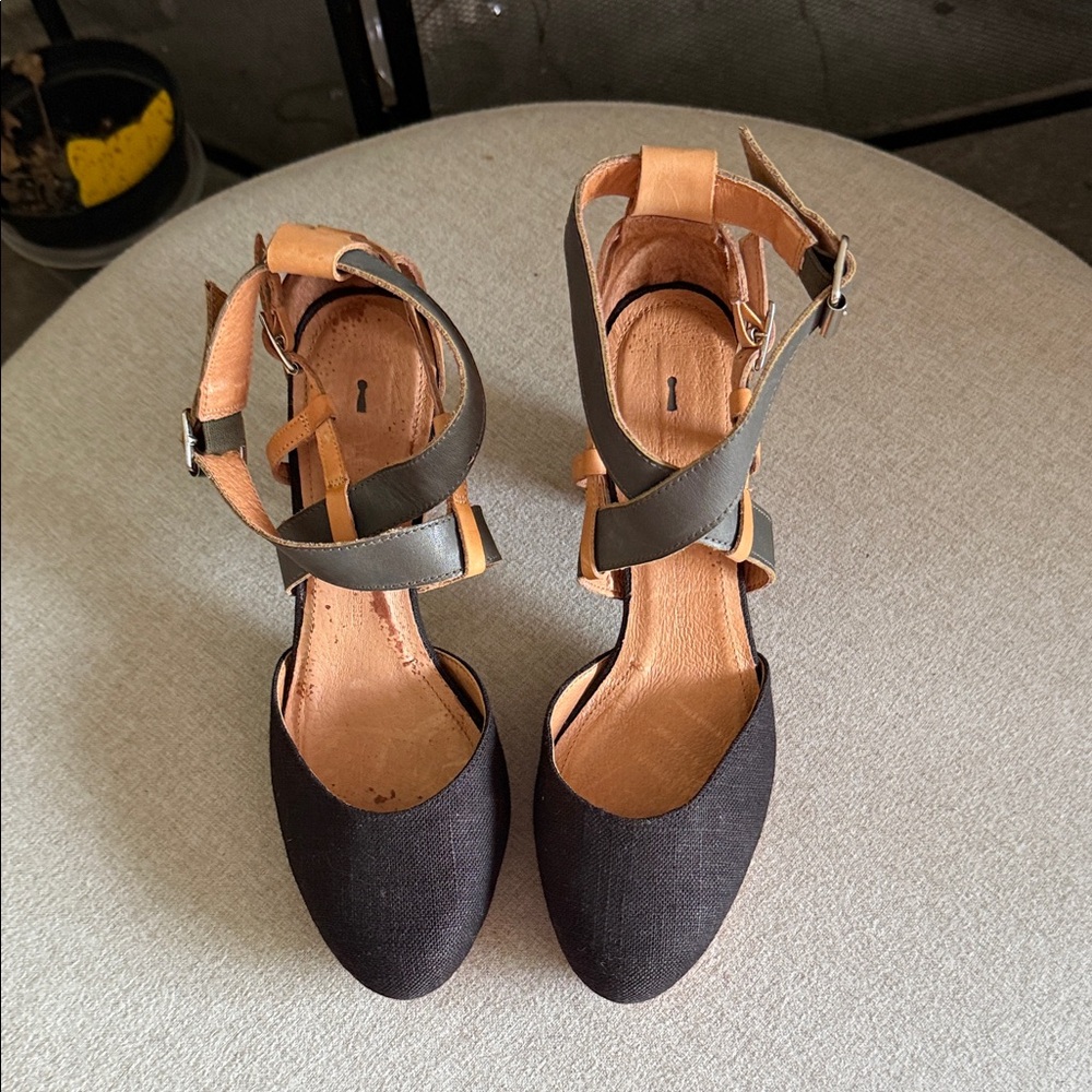 Stylish Black, Navy and Tan Women's Shoes - Picture 11 of 16